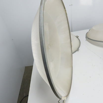 22-1/2" OD Plastic Light Fixture Lense Cover 4" Height Lot Of 4