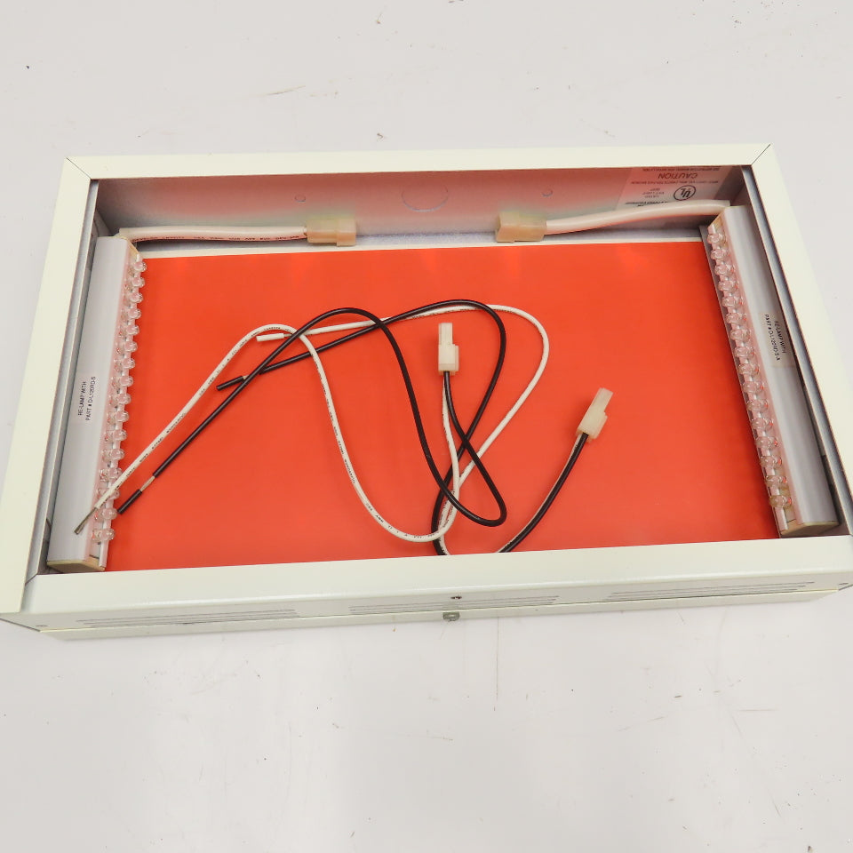 Astralite 3000 Metal Body Double Sided RED Emergency Exit Sign LED 120/277V