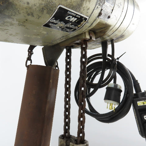 CM Model RR Lodestar 2-Ton 4000LB Electric Chain Hoist 15' Lift 230/480V 16FPM