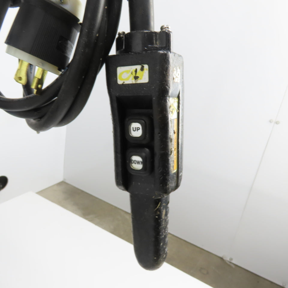 CM Model RR Lodestar 2-Ton 4000LB Electric Chain Hoist 15' Lift 230/480V 16FPM