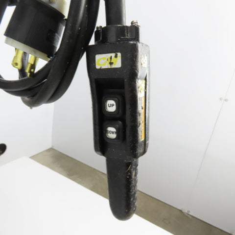 CM Model RR Lodestar 2-Ton 4000LB Electric Chain Hoist 15' Lift 230/480V 16FPM