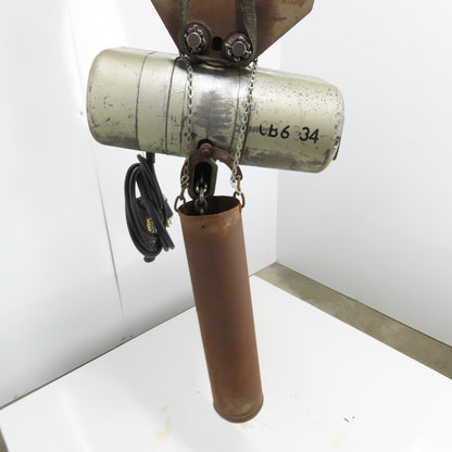 CM Model RR Lodestar 2-Ton 4000LB Electric Chain Hoist 15' Lift 230/480V 16FPM