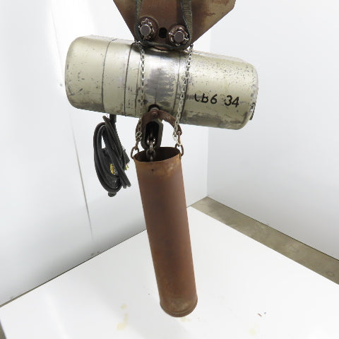 CM Model RR Lodestar 2-Ton 4000LB Electric Chain Hoist 15' Lift 230/480V 16FPM