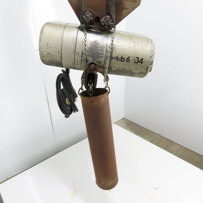 CM Model RR Lodestar 2-Ton 4000LB Electric Chain Hoist 15' Lift 230/480V 16FPM