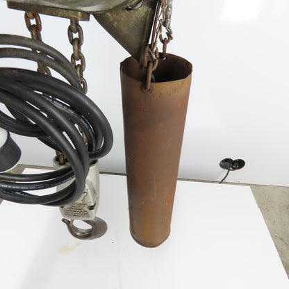 CM Model RR Lodestar 2-Ton 4000LB Electric Chain Hoist 15' Lift 230/480V 16FPM