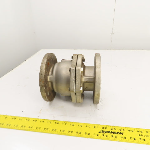 Bi-Torq ED-211-030 3" SS316 Stainless Steel Ball Valve Seat RTFE Body CF8M