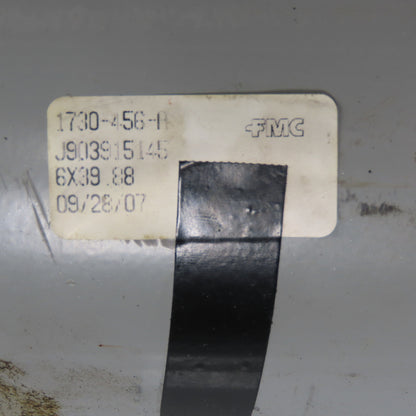 FMC 1730-456-A 6" x 39.88" Steel Material Handling Roller W/ Brackets J903915145