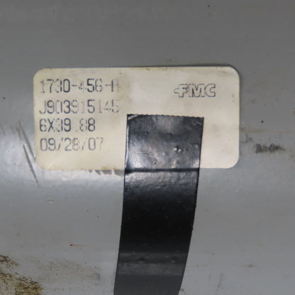 FMC 1730-456-A 6" x 39.88" Steel Material Handling Roller W/ Brackets J903915145