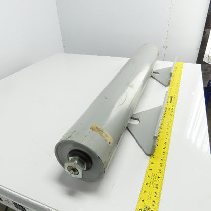 FMC 1730-456-A 6" x 39.88" Steel Material Handling Roller W/ Brackets J903915145