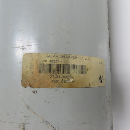 FMC 1730-456-A 6" x 39.88" Steel Material Handling Roller W/ Brackets J903915145