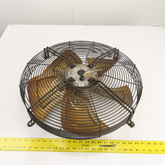 Ziehl-Abegg 00291764Z01 5 Blade Axial Condenser Fan 460V 3PH (No Junction Box)