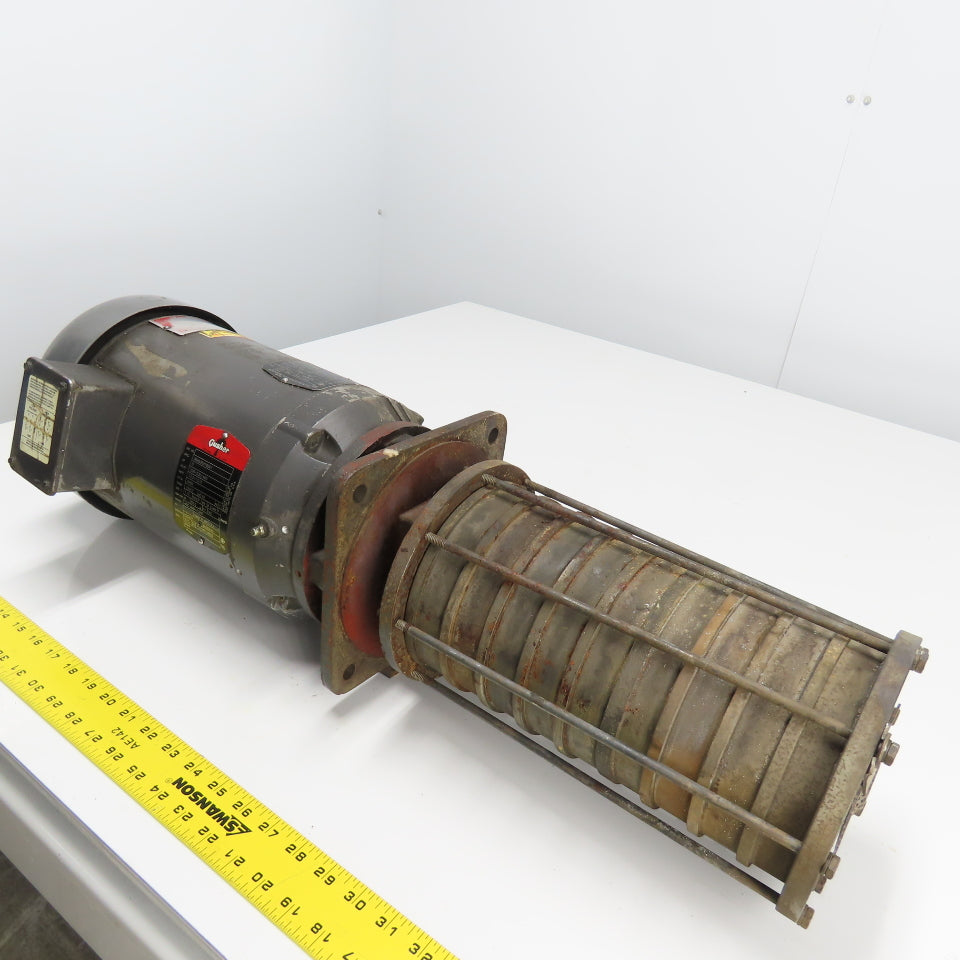Gusher 36K635X100G1 5Hp 3Ph 230/460V Vertical Multistage Pump 3450RPM