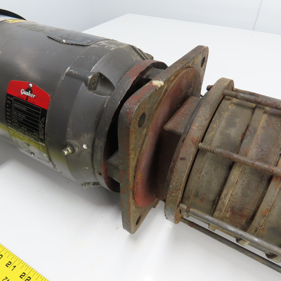 Gusher 36K635X100G1 5Hp 3Ph 230/460V Vertical Multistage Pump 3450RPM