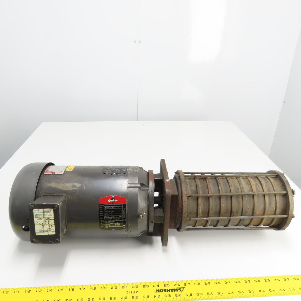 Gusher 36K635X100G1 5Hp 3Ph 230/460V Vertical Multistage Pump 3450RPM