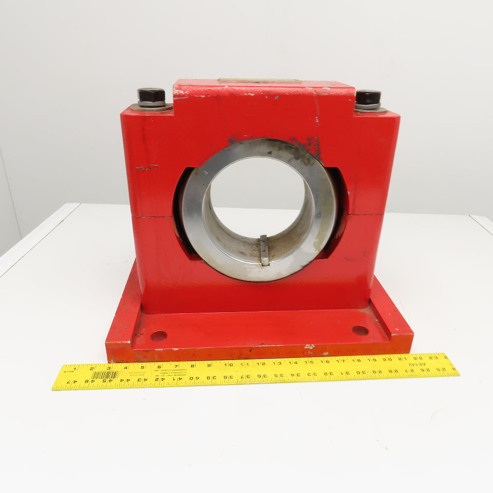 Spencer Johnston 6-3/4" Bore Split Pillow Block Bowed Roll Bearing Unit