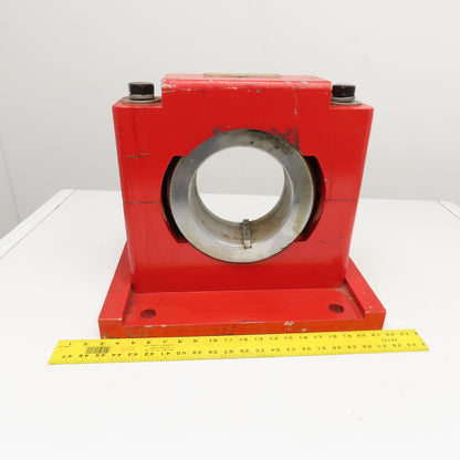 Spencer Johnston 6-3/4" Bore Split Pillow Block Bowed Roll Bearing Unit