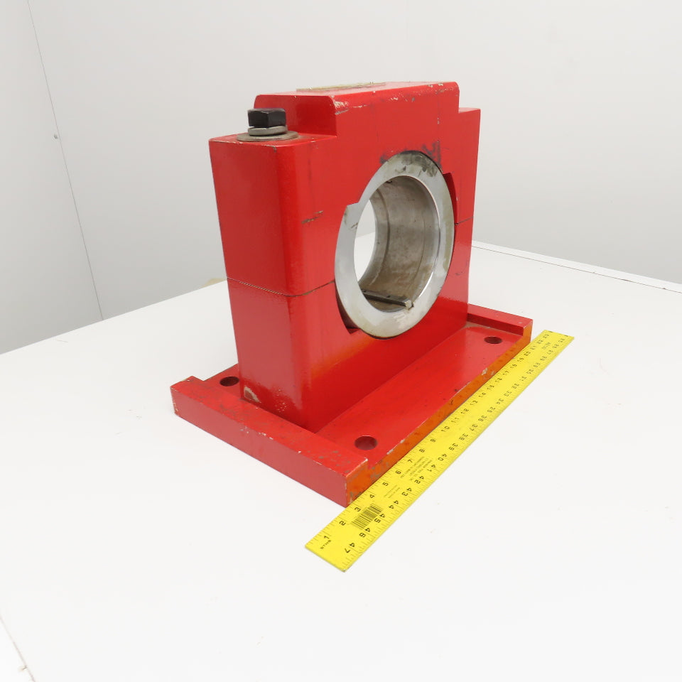 Spencer Johnston 6-3/4" Bore Split Pillow Block Bowed Roll Bearing Unit