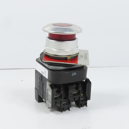 Allen Bradley 800TC-FXP16RA1 Push/Pull Illuminated Emergency Stop Button 120V