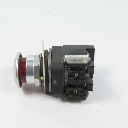Allen Bradley 800TC-FXP16RA1 Push/Pull Illuminated Emergency Stop Button 120V