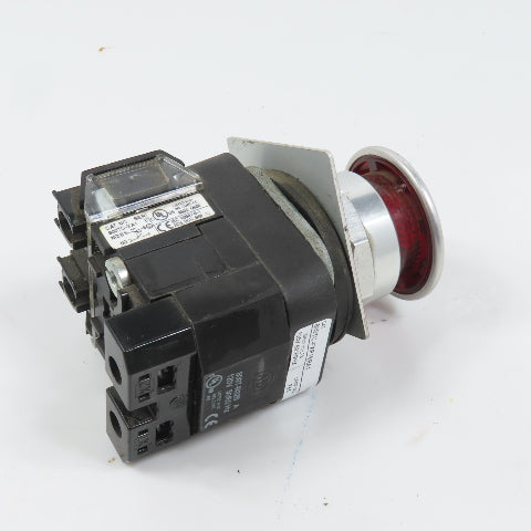 Allen Bradley 800TC-FXP16RA1 Push/Pull Illuminated Emergency Stop Button 120V
