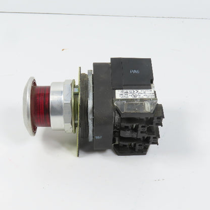 Allen Bradley 800TC-FXQH2RA1 Push/Pull Illuminated Emergency Stop Button 12-130V