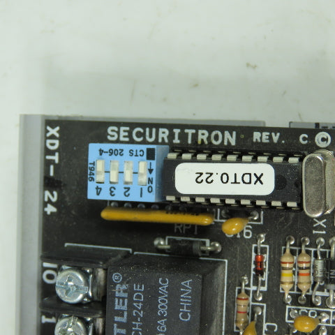 Securitron XDT-24 Exit Delay Timer Rev C 24VDC