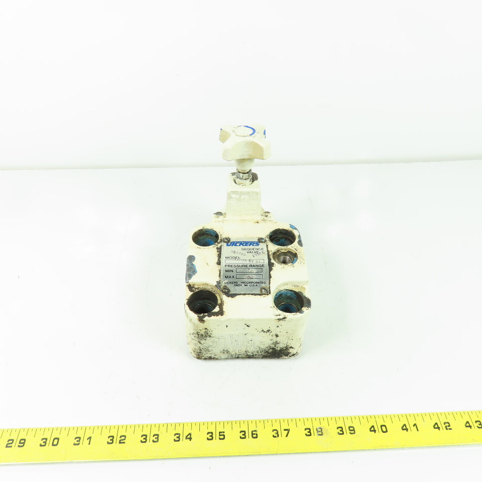 Vickers CG06CY50 Sequence Valve Pressure Range 500-2000 Max