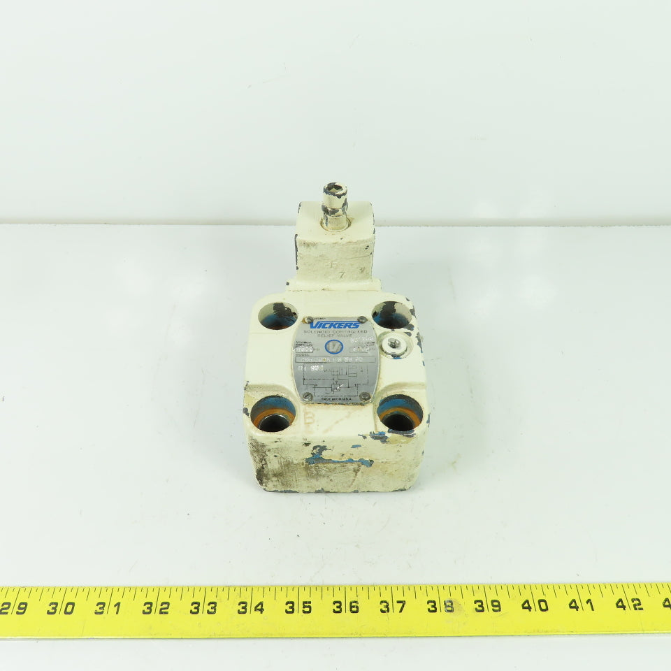 Vickers CG5-060A-F-M-WB-90 Solenoid Controlled Relief Valve 3000PSI Max