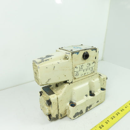 Vickers DC5S4 069A E 5* Directional Control Valve 115V Coil W/ Manifold