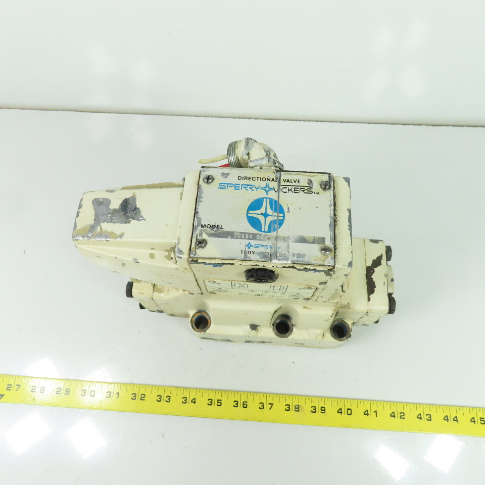 Vickers DC5S4 069A E 5* Directional Control Valve 115V Coil W/ Manifold
