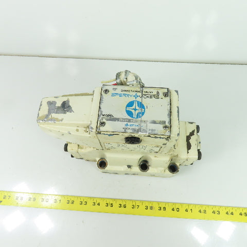 Vickers DC5S4 069A E 5* Directional Control Valve 115V Coil W/ Manifold
