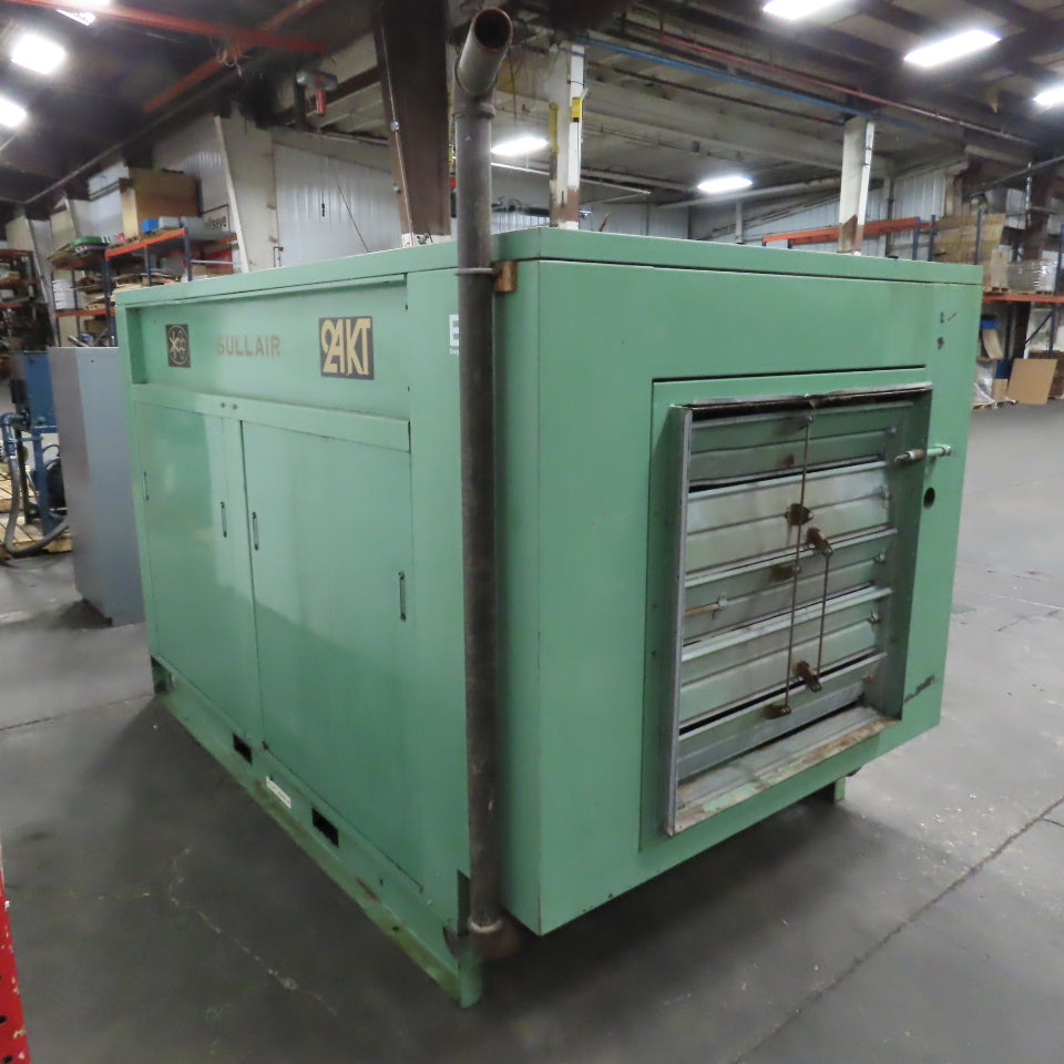 Sullair 20-125L 24KT 125HP Rotary Screw Air Compressor 480V 3PH 93K Hours Tested