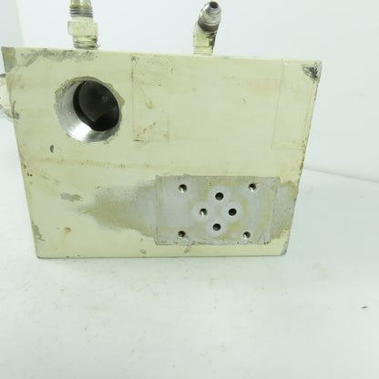 6-1/8" x 4-3/4" x 4-5/8" Aluminum Hydraulic Block Manifold