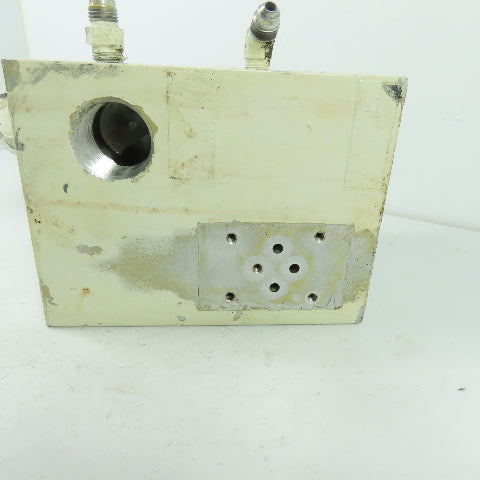 6-1/8" x 4-3/4" x 4-5/8" Aluminum Hydraulic Block Manifold