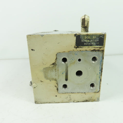 6-1/8" x 4-3/4" x 4-5/8" Aluminum Hydraulic Block Manifold