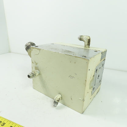 6-1/8" x 4-3/4" x 4-5/8" Aluminum Hydraulic Block Manifold