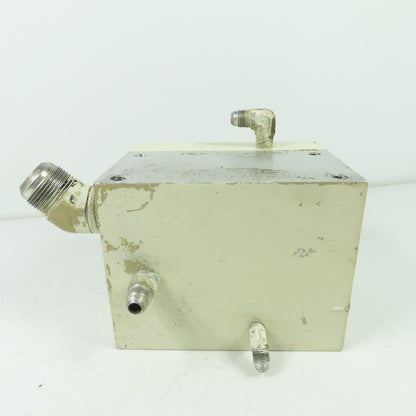 6-1/8" x 4-3/4" x 4-5/8" Aluminum Hydraulic Block Manifold
