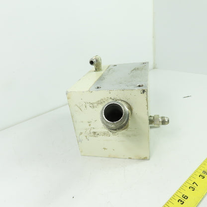 6-1/8" x 4-3/4" x 4-5/8" Aluminum Hydraulic Block Manifold