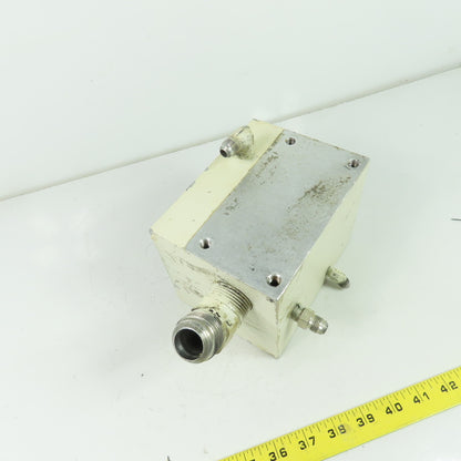 6-1/8" x 4-3/4" x 4-5/8" Aluminum Hydraulic Block Manifold