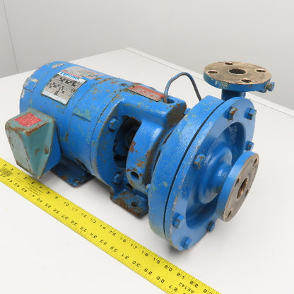 Goulds 3655S 5Hp 230/460V 3Ph 50/60Hz Bronze Centrifugal Pump 30GPM Tested