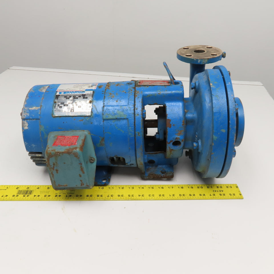 Goulds 3655S 5Hp 230/460V 3Ph 50/60Hz Bronze Centrifugal Pump 30GPM Tested