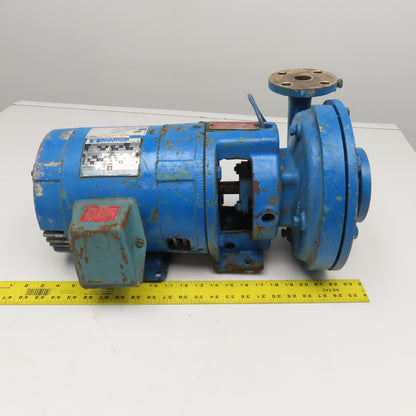 Goulds 3655S 5Hp 230/460V 3Ph 50/60Hz Bronze Centrifugal Pump 30GPM Tested