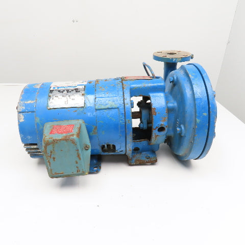 Goulds 3655S 5Hp 230/460V 3Ph 50/60Hz Bronze Centrifugal Pump 30GPM Tested