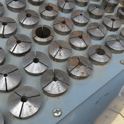 5C Collet Used Machine Shop Variety Huge Lot All Sizes W/ Holders Lot Of 450+