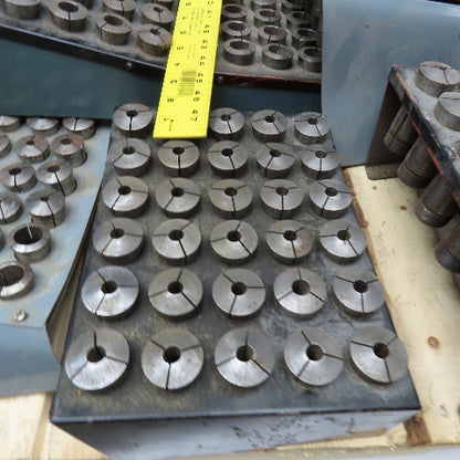 5C Collet Used Machine Shop Variety Huge Lot All Sizes W/ Holders Lot Of 450+
