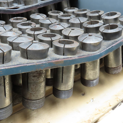 5C Collet Used Machine Shop Variety Huge Lot All Sizes W/ Holders Lot Of 450+
