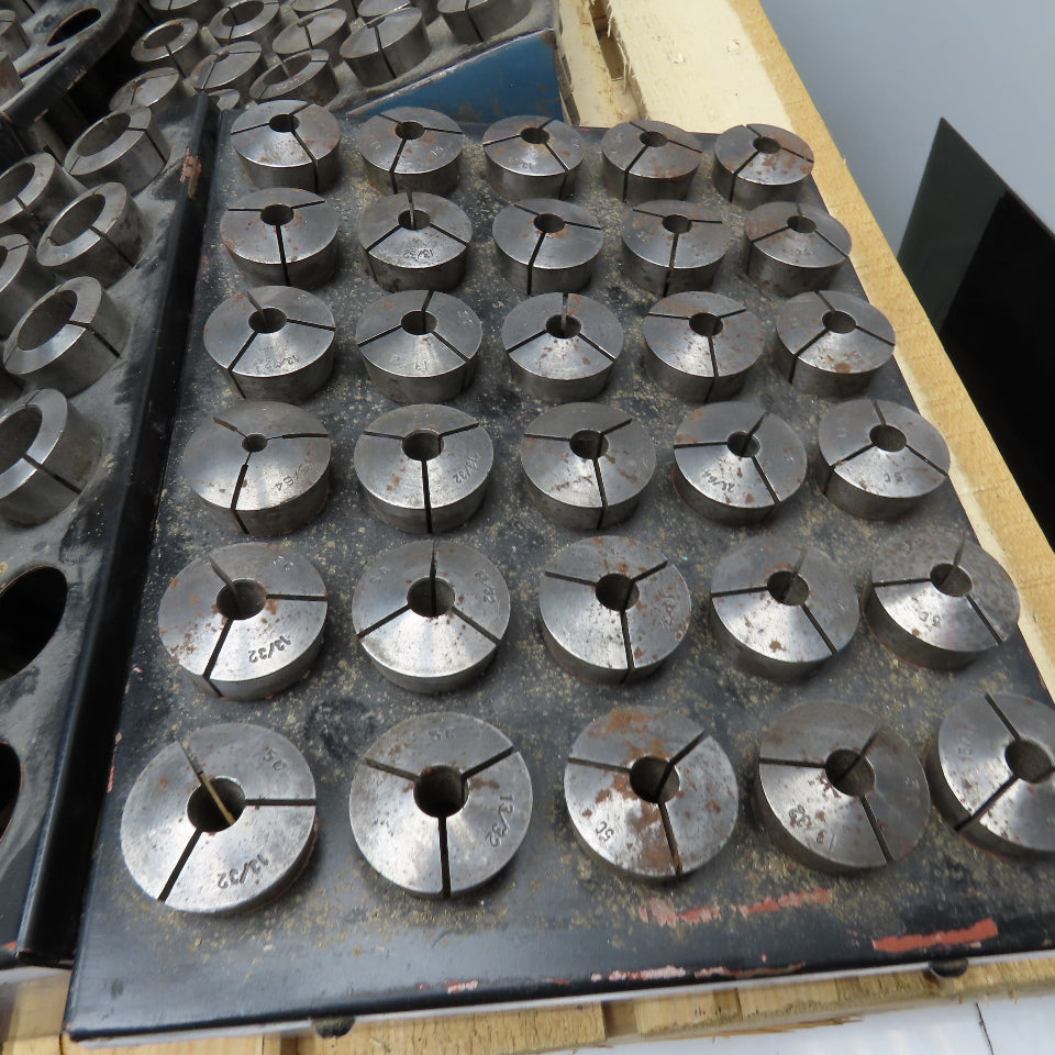 5C Collet Used Machine Shop Variety Huge Lot All Sizes W/ Holders Lot Of 450+