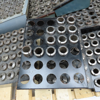 5C Collet Used Machine Shop Variety Huge Lot All Sizes W/ Holders Lot Of 450+