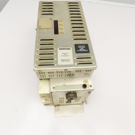 Modicon AS-P451-681 200 Series 115/230V Input +5.1V +12V Remote I/O Processor