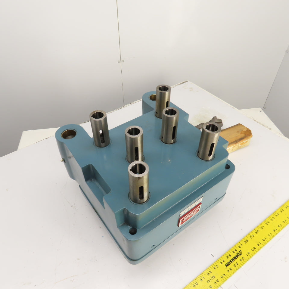 Ettco 124S60-2100 11/00 6-Spindle Drill Drilling Head Attachment 1:1 Ratio 1" ID